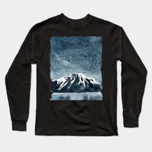 Dark landscape mountain forest Long Sleeve T-Shirt